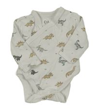 Bílé zavinovací body s dinosaury C&A
