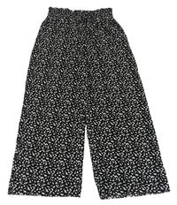 Čierne culottes nohavice so vzorom Primark