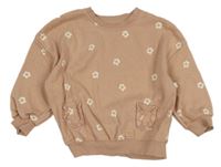 Staroružová mikina s kvietkami George