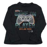 Čierne tričko s ovladačem C&A