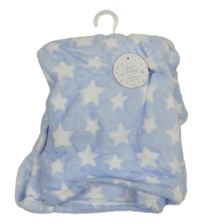 Nové - Svetlomodrá hviezdičkovaná plyšová deka Pure Baby