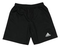 Černé sportovní kraťasy s logem Adidas 