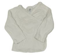 Biele zavinovací tričko Sanetta