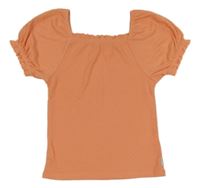 Lososové úpletové tričko Garcia 