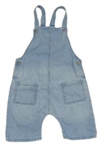 Světlemodré riflové laclové kraťasy H&M