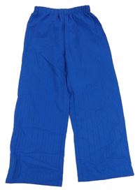Kobaltově modré rebrované culottes nohavice