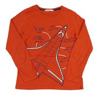Červené triko s raketou H&M