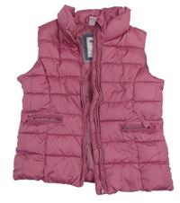 Svetlovínový á prešívaná šušťáková zateplená vesta dopodopo