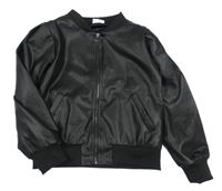 Černý potažený jarní crop bomber iDO