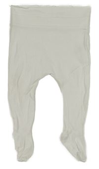 Bílé žebrované polodpuky George