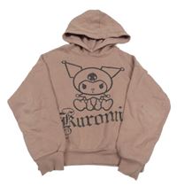 Kakaová oversize mikina s Kitty a kapucňou H&M