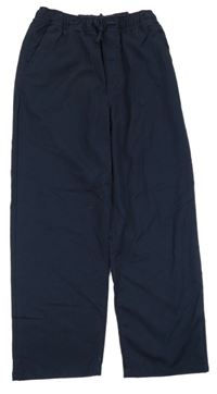 Tmavomodré chino slavnostní kalhoty H&M