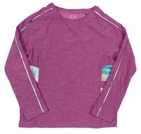 Ružové melírované športové tričko Next