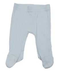 Světlemodré žebrované polodupky Matalan