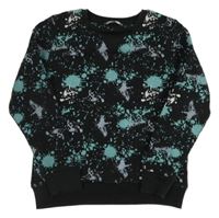 Čierna skvrnitá mikina Pep&Co