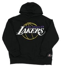 Čierna basketbalová mikina s nápisom a kapucí - LA Lakers Primark