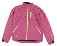 Tmavoružová šušťáková jarná funkčná bunda Madison