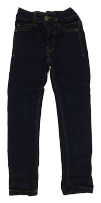 Tmavomodré skinny rifle Next