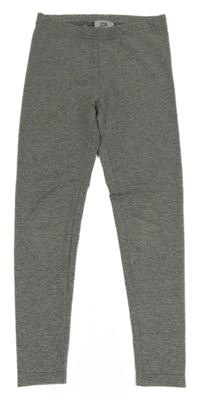 Sivo-strieborné pruhované legíny Kiki&Koko