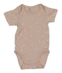 Ružové bodkovaná é body H&M