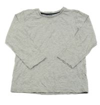 Šedé melírované triko Matalan