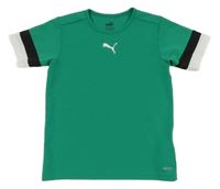 Zelené sportovní funkční tričko s logem Puma