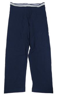 Tmavomodré crop legíny Kids