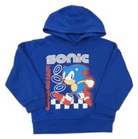 Modrá mikina se Sonicem a kapucí Primark