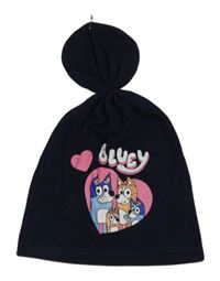 Tmavomodrá čepice s Bluey 