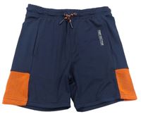 Tmavomodro-oranžové sportovní kraťasy Y.F.K.