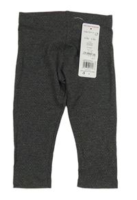 Antracitové puntíkaté legíny F&F