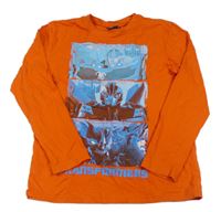 Oranžové triko - Transformers
