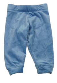 Modré plyšové tepláky Lupilu