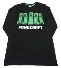 Černé triko - Minecraft 