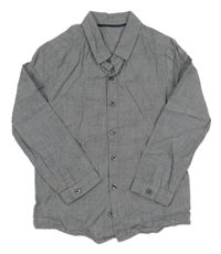 Šedomodrá melírovaná košile M&S