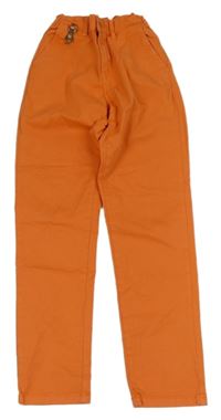 Oranžové plátenné nohavice Original Marines