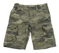 Khaki army cargo kraťasy Esprit