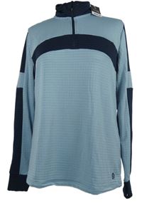 Nové - Dámská světlemodro-tmavomodrá funkční mikina Crivit 