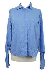 Dásmká světlemodrá halenka s mašlemi Oltre 