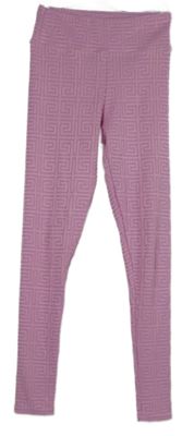 Dámské světlerůžové vzorované legíny Amisu 