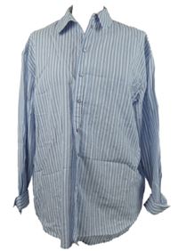 Dámska svetlomodrá prúžkovaná blúzka Primark