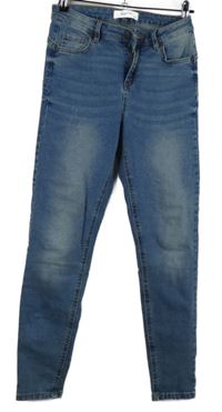 Dámske svetlomodré skinny rifle Reserved