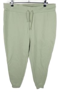 Dámské světlezelené cuff tepláky Primark 
