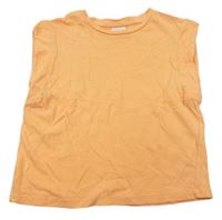 Neónově oranžové tričko Zara