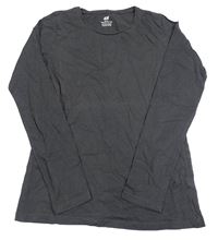Tmavosivé tričko H&M