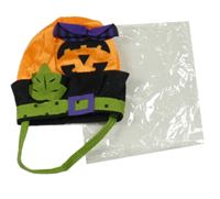 Nové - Oranžovo-čierna taška- tekvica