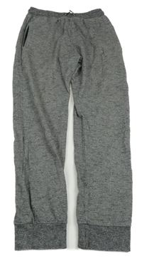 Tmavomodro-šedé melírované tepláky Next