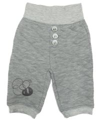 Šedé prošívané tepláky s potiskem ERgee