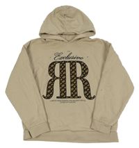 Piesková á mikina s potlačou a kapucňou River Island