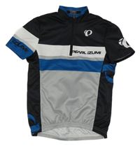 Modro-šedo-bílý cyklistický dres Pearl izumi